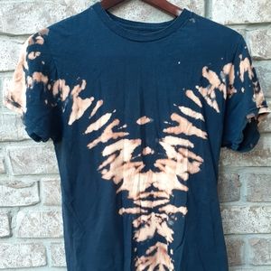 Custom bleach tye dye tee